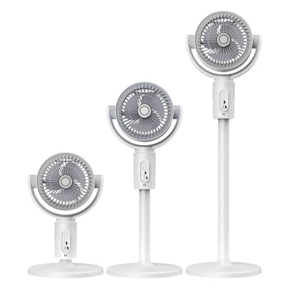 Ventilador Circulador de Aire Oscilante 3D con Control Remoto